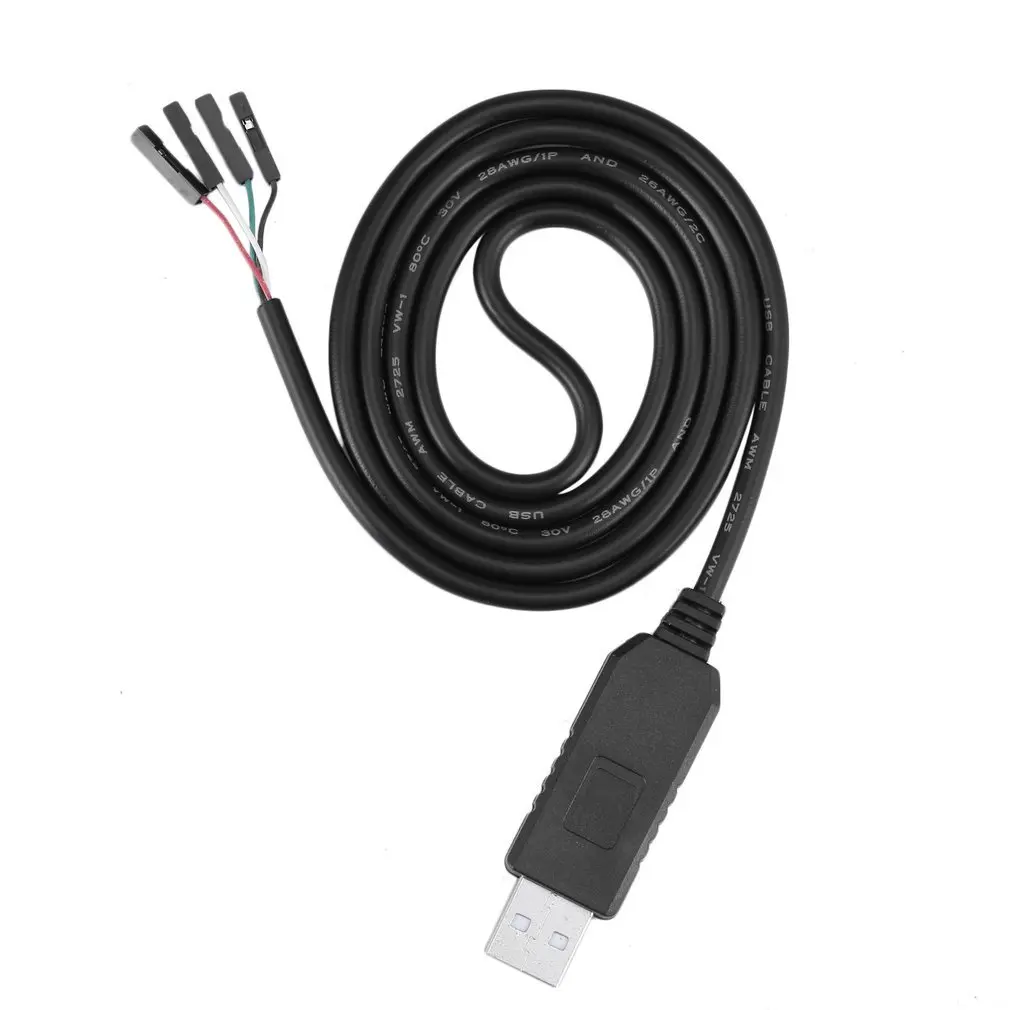 Inteligentná Elektronika PL2303HX USB na UART TTL Kábel Modulu 4p 4 pin RS232 Konvertor Line Podpora Linux, Mac Win7 Obrázok  0