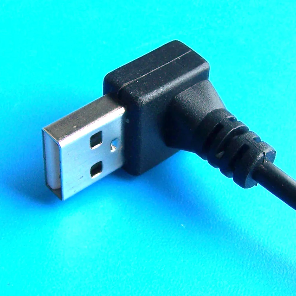 Usb a samec na usb b samec šikmého usb tvaru l USB tlačiareň, skener kábel Obrázok  0