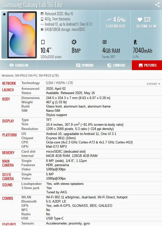 Pôvodný Pre Samsung Galaxy Tab S6 Lite 10.4 P610 P615 P615N P617 LCD Displej Dotykový Digitalizátorom. Montáž Obrázok  0