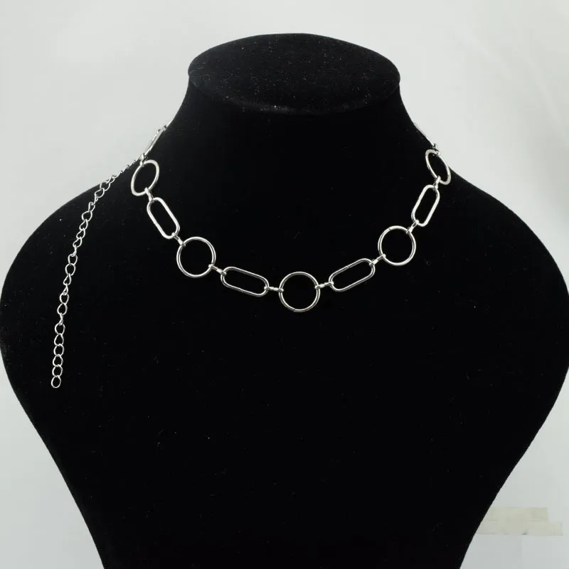Móda všestranný titánové ocele náhrdelník kovov za studena trend odlivu osobnosti náhrdelník hot predaj Obrázok  1