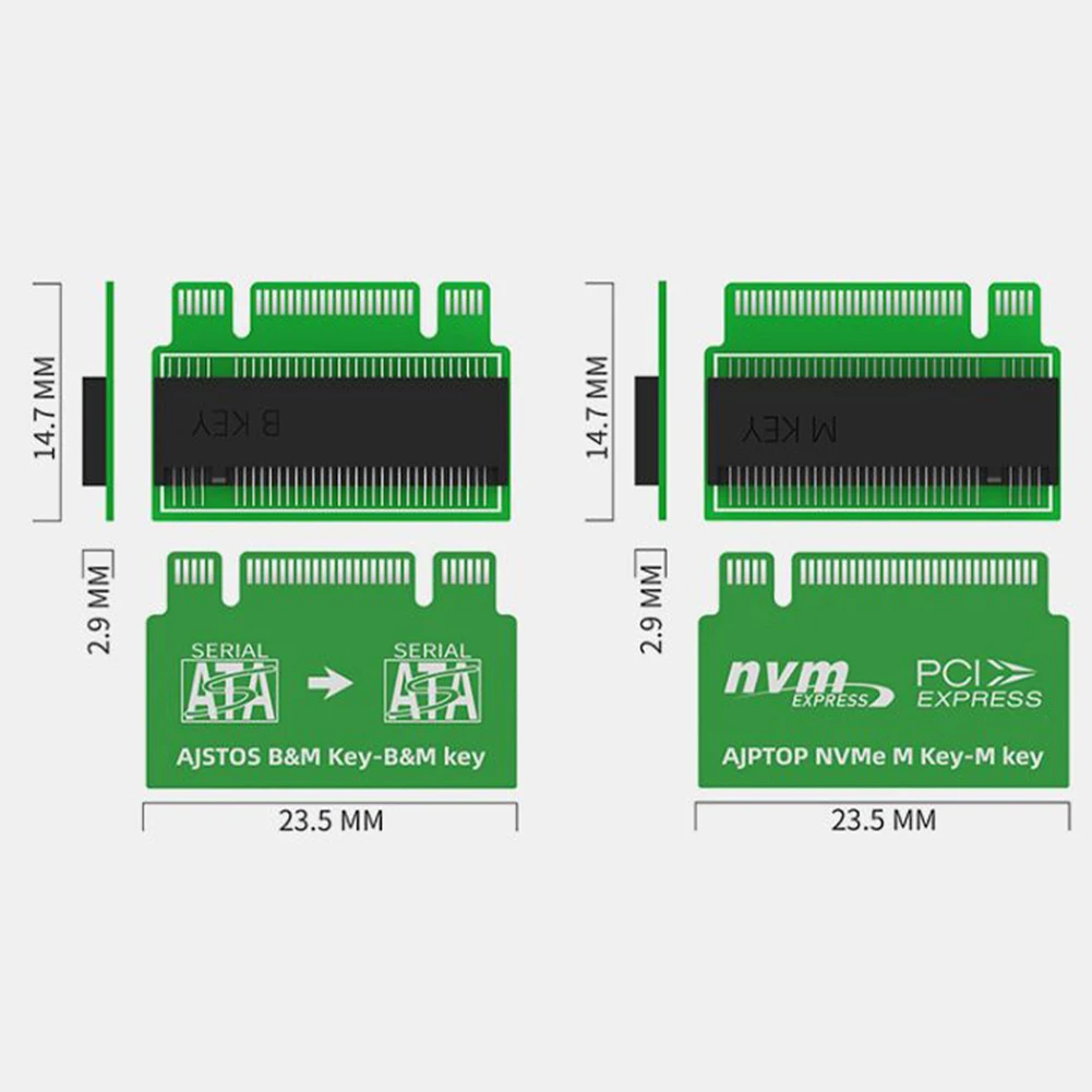 SSD Karty Adaptéra Skúšobnej Doske M. 2 PCIE NVME SATA NGFF Rozhranie Rozšírenie zariadenia Extender Stúpačky Kartu B/M Key pre Počítač, Notebook Obrázok  2