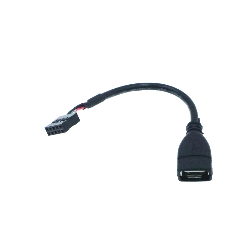9-pin USB základnej Dosky Vnútorné Hlavičke USB2.0 Bus Adaptér Šasi, Zabudovaný Kábel na Ploche Počítača Kábel Obrázok  2