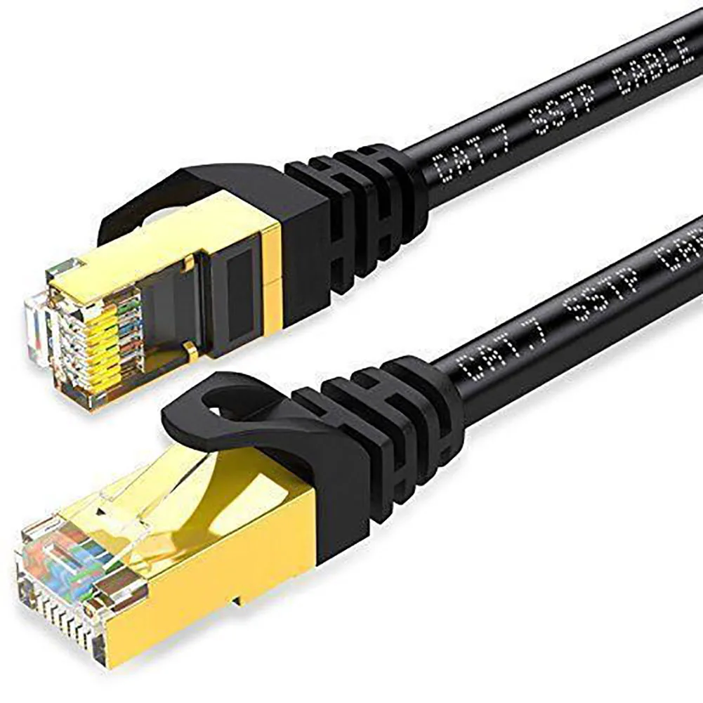 Cat 7 U/FTP Pozlátené Tienené 10Gbps Ethernet RJ45 Sieťový Patch Kábel Kábel Obrázok  2