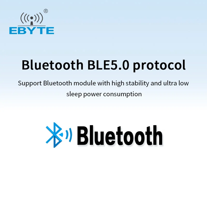 Bluetooth Modul BLE5.0 2,4 GHz, BLE EBYTE E104-BT51 Nízka Spotreba PCB Antény SMD UART Bezdrôtový Vysielač Prijímač Obrázok  3