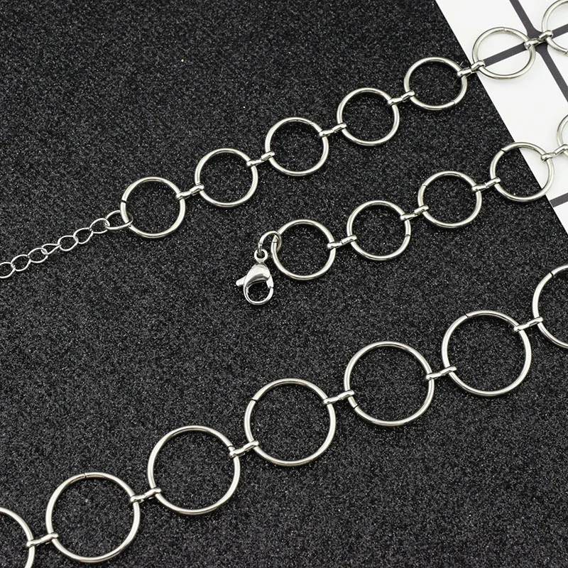 Móda všestranný titánové ocele náhrdelník kovov za studena trend odlivu osobnosti náhrdelník hot predaj Obrázok  3