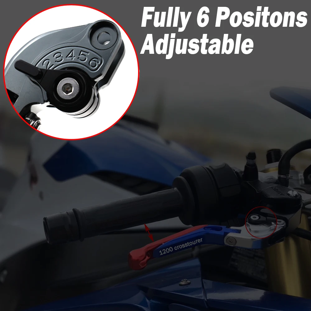 Pre Honda 1200 CROSSTOURER roky 2013-2018 Motocyklové Príslušenstvo CNC Nastaviteľné Rozšíriteľný Skladacia Brzdové Páčky Spojky Obrázok  5