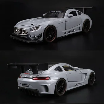 1:24 značky Mercedes Benz AMG GT Šport Model Auta Zliatiny Diecasts Kovové Vozidiel Kolekcia Vysokej Simulácia Zvuku, Svetla, Auto, Deti Hračka E73