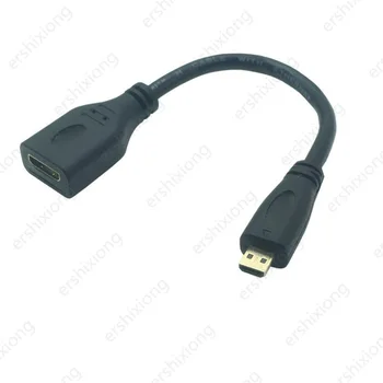 10 cm Mini/Micro HDMI-kompatibilné / HDTV Mužov a Mini HDMI kompatibilné Žena Kábel Adpater