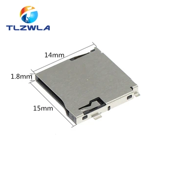 10PCS 9pin Micro SD card, konektory, veľkosť 14*15 mm TF kariet, vhodné pre telefón, tabliet, Vozidlo Navigácia pop-up