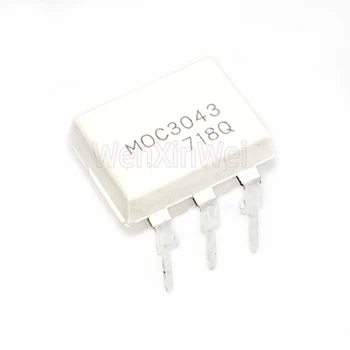 10PCS/VEĽA MOC3043 DIP6 3043 DIP Optocoupler Lsolator Nové SIP-6