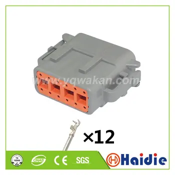 1set 12pin auto elektrické bývanie plug auto nepremokavé kabeláž konektor kábla DTM06-12S DTM06-12SA