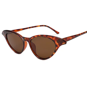 2019 nové slnečné okuliare ženy dizajn značky retro farebné priehľadné farebné módne cateye slnečné okuliare mužov oculos de sol UV400