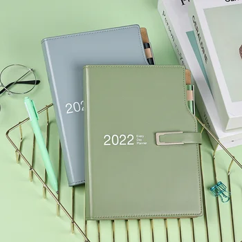 2022 Plánovač Papiernictvo Organizátor A6 A5 Notebook a Denník s Perom Týždenný Diár poznámkový blok Školy Sketchbook Poznámka Knihy