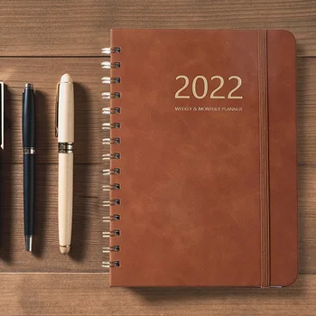 2022 Program Plánovač Notebook Diár Týždenný Plánovač Cieľom Zvyk Plány Organizátor Notebook Pre Školy Grafické Efekty Pracovník
