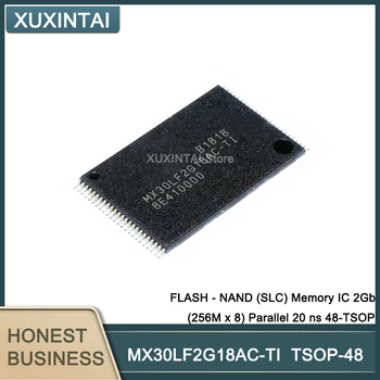 20Pcs/Veľa MX30LF2G18AC-TI MX30LF2G18AC FLASH NAND (SLC) Pamäť IC 2Gb (256M x 8) Paralelné 20 ns 48-TSOP