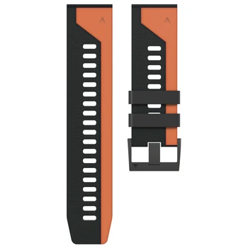 26 22 mm Quick Fit Watchband Popruhy Pre Garmin Fenix 6X Pro 5X 3-LR Enduro Silikónové Easyfit potítka Fenix 6 5 Plus Sledovať Correa