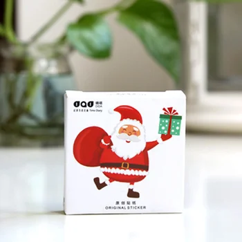 48 Ks/set Deti Vianočné Santa Claus Album Papier Štítok Nálepky Remesiel Hračky, Vianočné Dekoratívne Samolepky