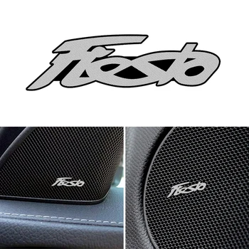 4pcs Auto Auto Reproduktor, audio Odznak Nálepky Dekorácie Odtlačkový pre Ford Fiesta EcoSport Znak Auto Styling
