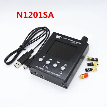 Anglický verison N1201SA 140MHz-2.7 GHz UV RF ANT SWR Anténny Analyzátor Meter Tester 140MHz - 2.7 GHz + 6GHZ Muž SMA kalibrácia