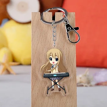 Anime K-NA Cosplay Keychain Japonské Kreslené Akryl Obrázok Modelu Auta Kľúča Držiteľa Reťazca, Prívesky, Šperky Keyrings