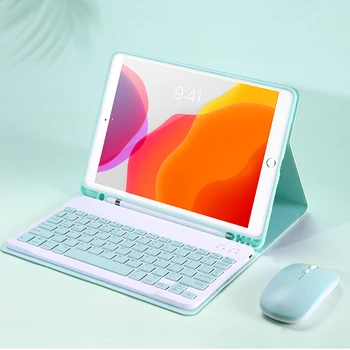 Bezdrôtová klávesnica tablet Case for ipad Mini 4 Bluetooth Klávesnicu, Myš puzdro pre Apple ipad Mini 5 2019 ochranný Kryt