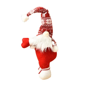 Cartoon Gnome Opony Tlačidlo Visí Gnome Ozdoby Vianočné Dovolenku Party Dekorácie Elfovia Santa Hračky Produkt