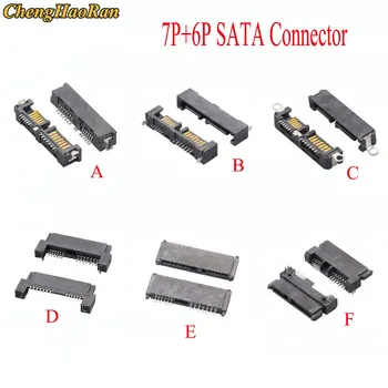 ChengHaoRan SATA Konektor 7p+6p 13pin 13p 6+7 pin mlae/samica Pre Pevný Disk HDD
