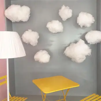 Cloud Star Visí Ozdoby DIY Mobile Cloud Prívesok Pre Spálne Strany Svadobné Dekorácie Fotografie Prop Strop