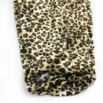 Dospelých Leopard Catgirl Kostým Pre Halloweeb Ženy Zvierat Mačka Cosplay Dlhé Rukávy Hoodied Šaty Výkon Party Šaty