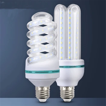 E27 led úsporná žiarovka špirála tube žiarovky domov biele svetlo vnútorné lôžková izba lampa CFL žiarivky
