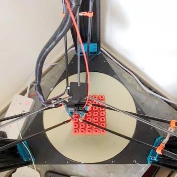 ENERGETICKÉ 3D Tlačiarne Platformu z pružinovej Ocele List použitá Hladké PEI Stavať Povrchu 240mm Pre Kossel Časti