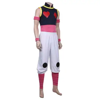HUNTER X HUNTER -Hisoka Cosplay Kostým Jednotné Vesta Nohavice, Oblečenie pre Dospelých Halloween Karneval Party Drahý Oblek