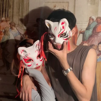 Japonský Fox Maska Očarujúce Očná Maska Sex Príslušenstvo Halloween Masky Sex Produkt Sexy Cospaly Maska Fotografovanie Rekvizity