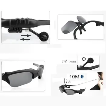 Jazda na bicykli Lupa na Koni 4.0 Bluetooth-kompatibilné Slúchadlá Inteligentné Okuliare Vonkajšie Športové Bezdrôtové Chytrosti Okuliare, Slúchadlá s Mikrofónom