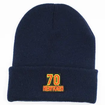 LDSLYJR 70 výšivky Zahustiť pletené klobúk teplé zimné klobúk Skullies spp čiapočku klobúk pre mužov a ženy 86