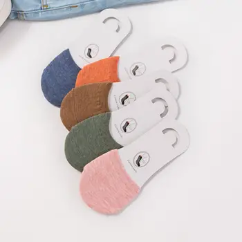 Letné vysokej Škole Japonský Bavlnené Ponožky Dievča Priedušná Loď Neviditeľné Ponožky Pol Nohy Prst Kryt Ponožka Ženy Päty Ponožky 10 farba