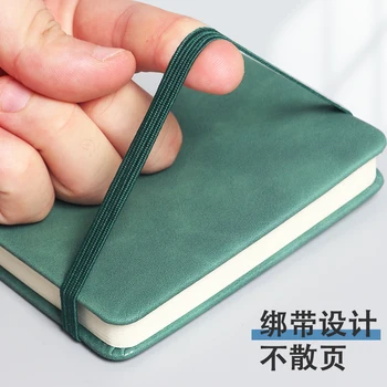 Malý Notebook A7 Prenosný Mini Diár Vrecko Zosilnené Kožené Tvorivé Retro Jednoduché College Students' Šikovný Slovník Memo