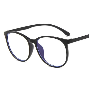 Móda Okrúhle Okuliare Žena Vintage Značky Dizajnér Jasné Okuliare Big Rám Transparentné Šošovky Okuliare Retro Ultralight Oculos