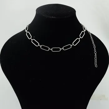 Móda všestranný titánové ocele náhrdelník kovov za studena trend odlivu osobnosti náhrdelník hot predaj