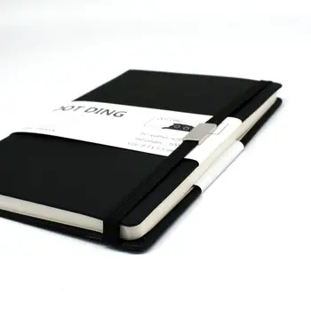 Notebook Bodkované Vestník Papier A5 Koža mäkká väzba 160 Stránok Slonovinová Biela Kniha 100 GSM Notebook Hand-made Denník Note Pad fc