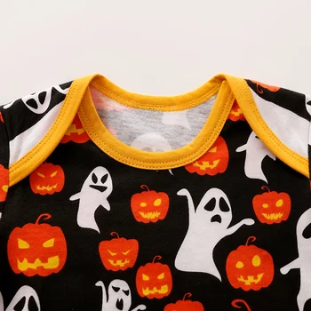 Novonarodené Dieťa Chlapec Nastaviť Halloween Kostým Tekvica Cosplay Oblečenie Pre Malého Chlapca Baby Girl Šaty, Oblek detské Oblečenie Veci