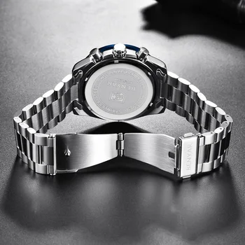 Nové BENYAR Náramkové hodinky Pánske 2022 Quartz Chronograf Pánske Hodinky Top Značky Luxusné Módne Vojenské Sledovať Mužov Hodiny Zegarki Meskie