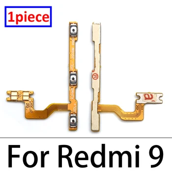 Pre Xiao Redmi 7A 8 8A 9 9A vypínač On/Off Tlačidlo ovládania Hlasitosti Tlačidlo Flex Kábel