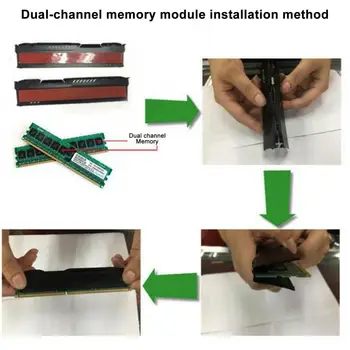 RAM Stolný Počítač Prípade Pamäť Chladič Maskou Chladiča pre DDR2/DDR3/DDR4