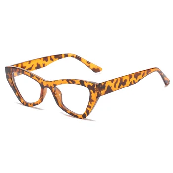 Retro Mačacie Oko Ženy, Okuliare, Rám, Číre Anti-Blu-Ray Šošovky Okuliare Módne Mužov Optické Ružová Leopard Rám Počítača Okuliare