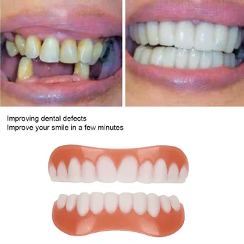Silikónové Imitácia Traky Pre Hornej Dolnej, Bielenie Zubov, Nálepky Profesionálne Dokonalý Úsmev Dyhy Kozmetické Zubné Príslušenstvo