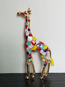 Smalt Žirafa Brošňa pre Ženy Roztomilý Zvierat Kolíky Módne Šperky Zlatá Farba Darček Pre Deti Skvelého Broches 2022