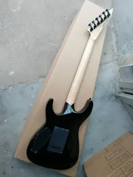 Top kvalita FDOG-006 čierna farba Osobnosti patterm black hardware Kirk Hammett Ouija Elektrická Gitara, doprava Zdarma