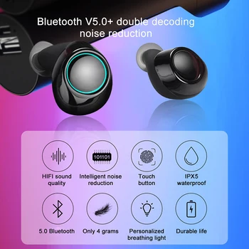 TWS S2 wireless headset bluetooth headset binaural mini TWS slúchadlá s nabíjanie box bezdrôtový športové in-ear stereo slúchadlá