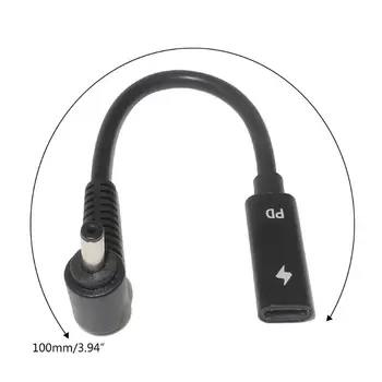USB 3.1 Typu C, USB Female na DC 7.9*5.0 mm 4.5*3.0 5.5*2.5 2.1 Sqaure Mužskej Energie Adaptérom pre Nabíjačku Konektor, Adaptér pre Lenovo PD